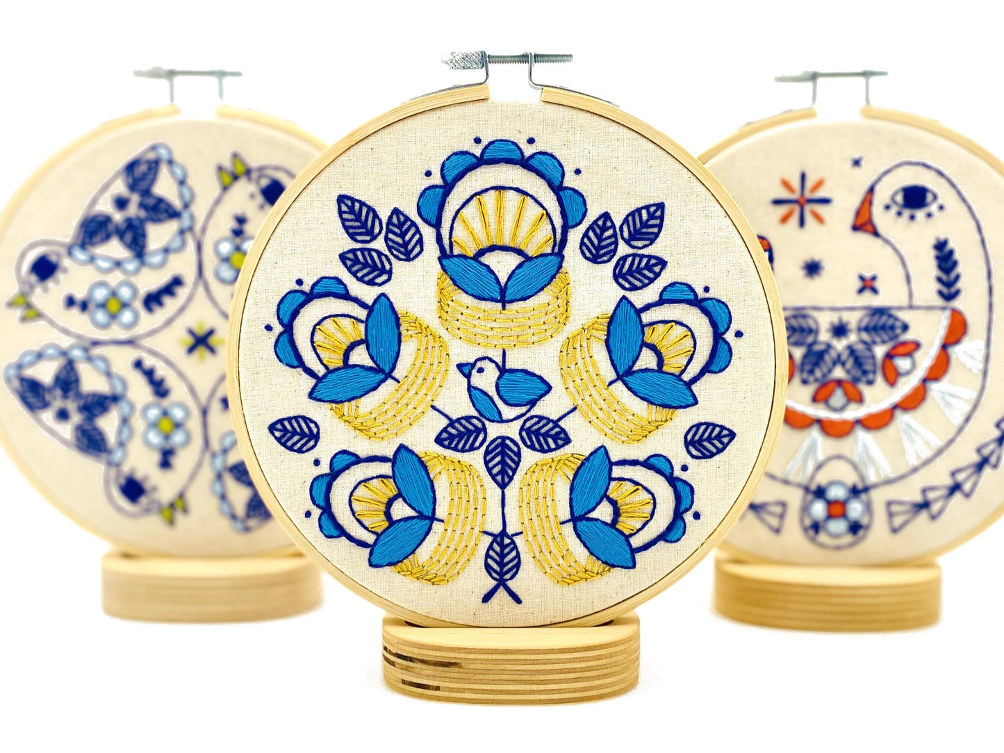 Golden Rings Complete Embroidery Kit
