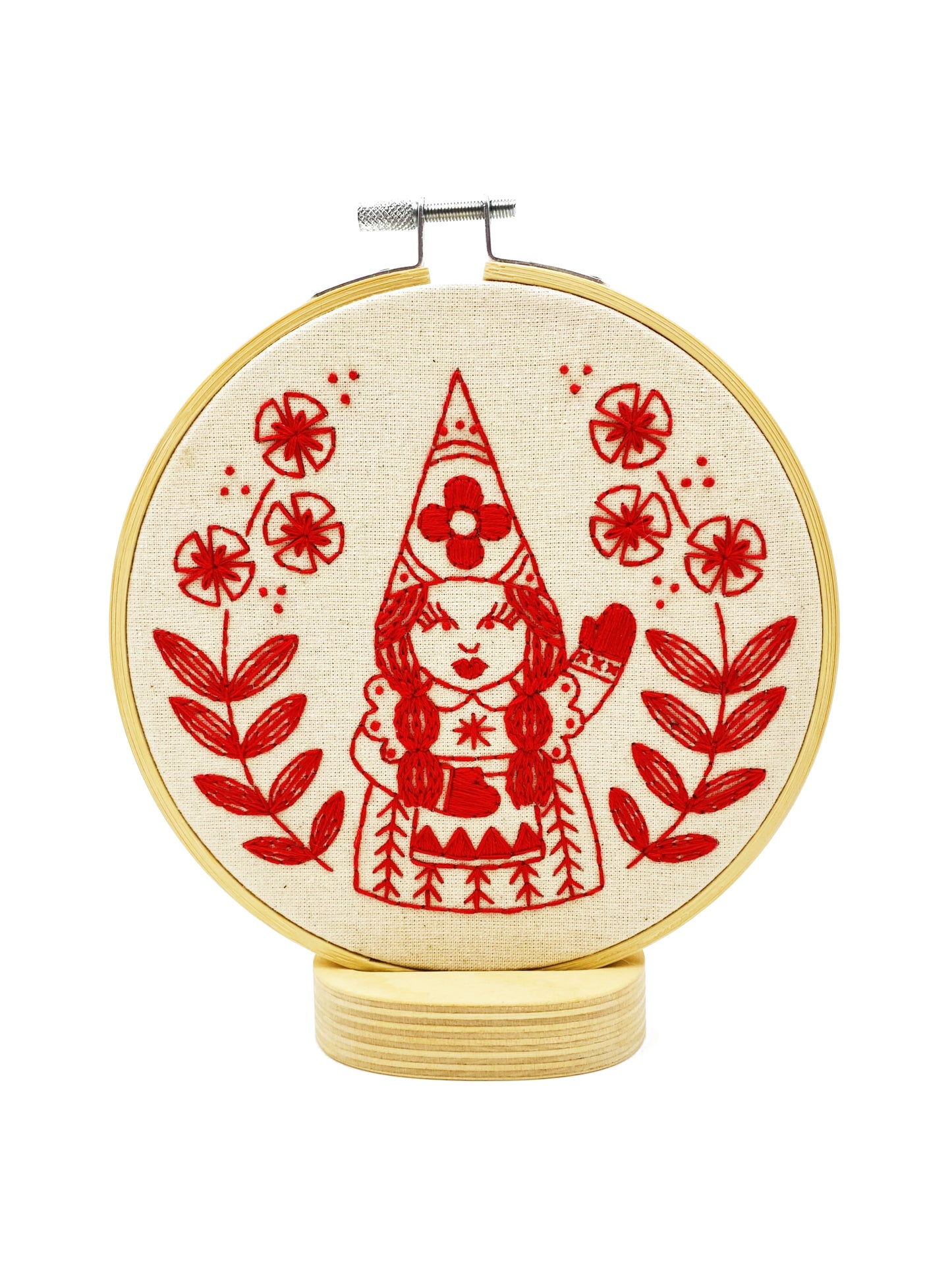 Nordic "Julia" Gnome Complete Embroidery Kit