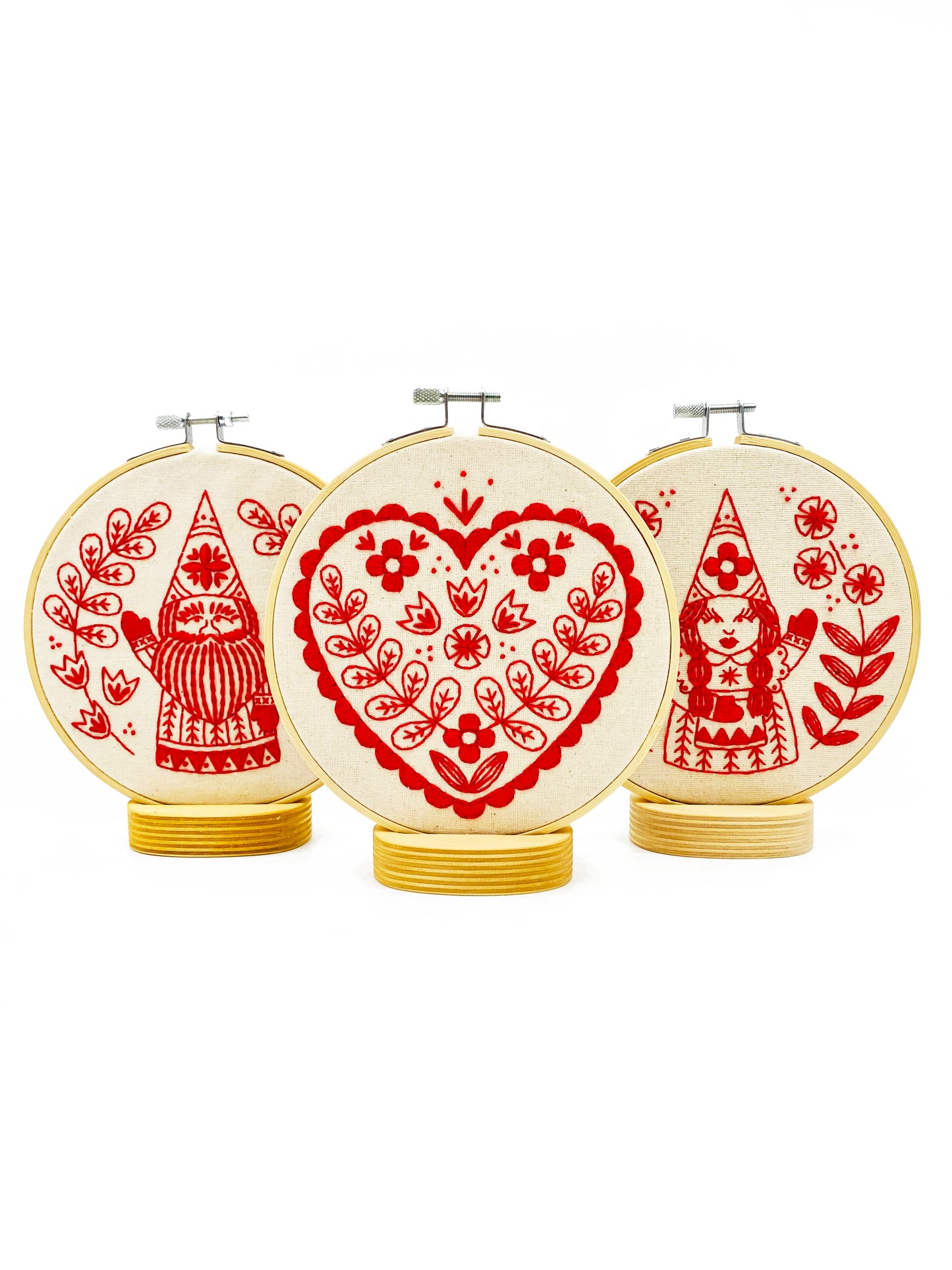 Nordic "Julia" Gnome Complete Embroidery Kit