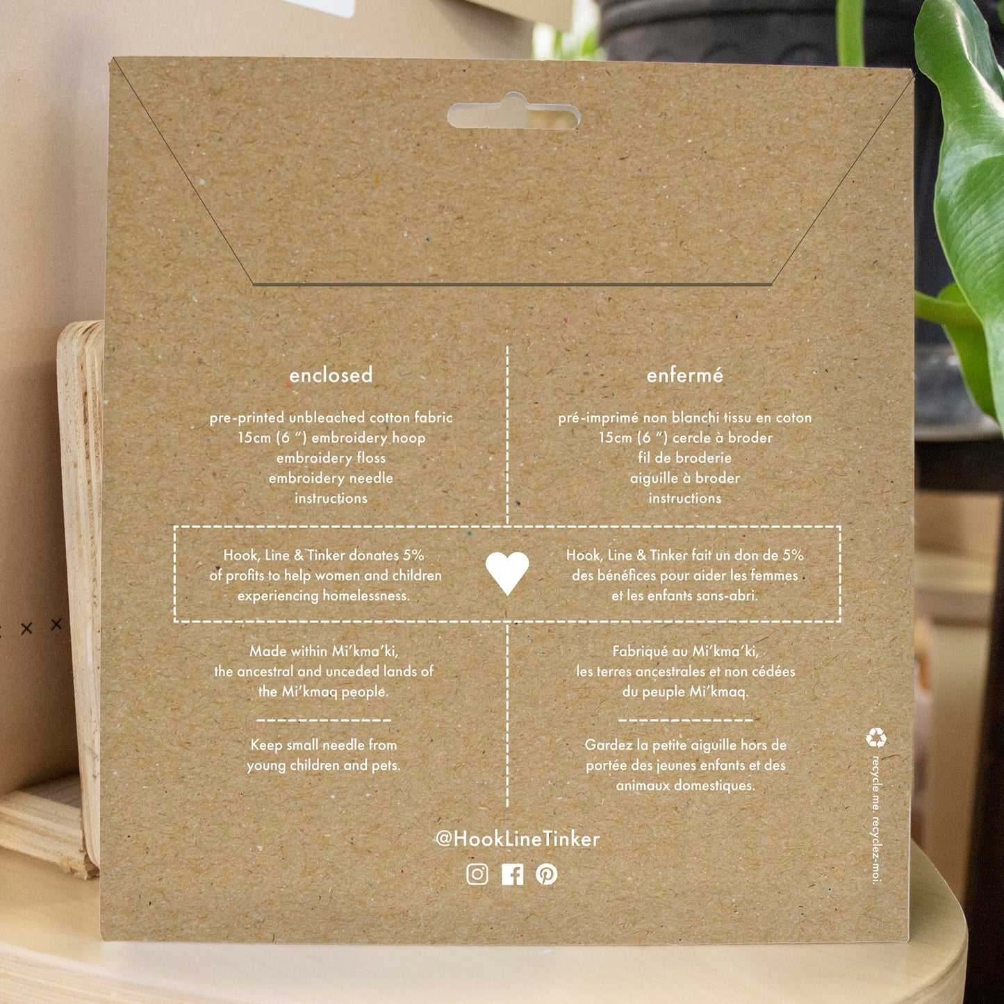 Hygge Dove Complete Embroidery Kit