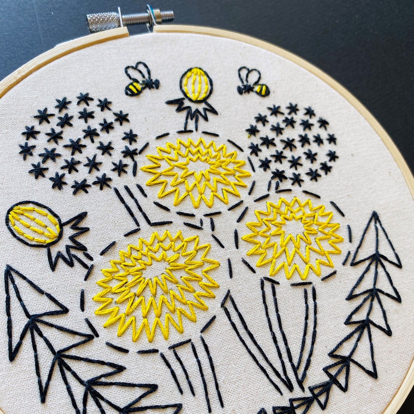 Dandelion Complete Embroidery Kit