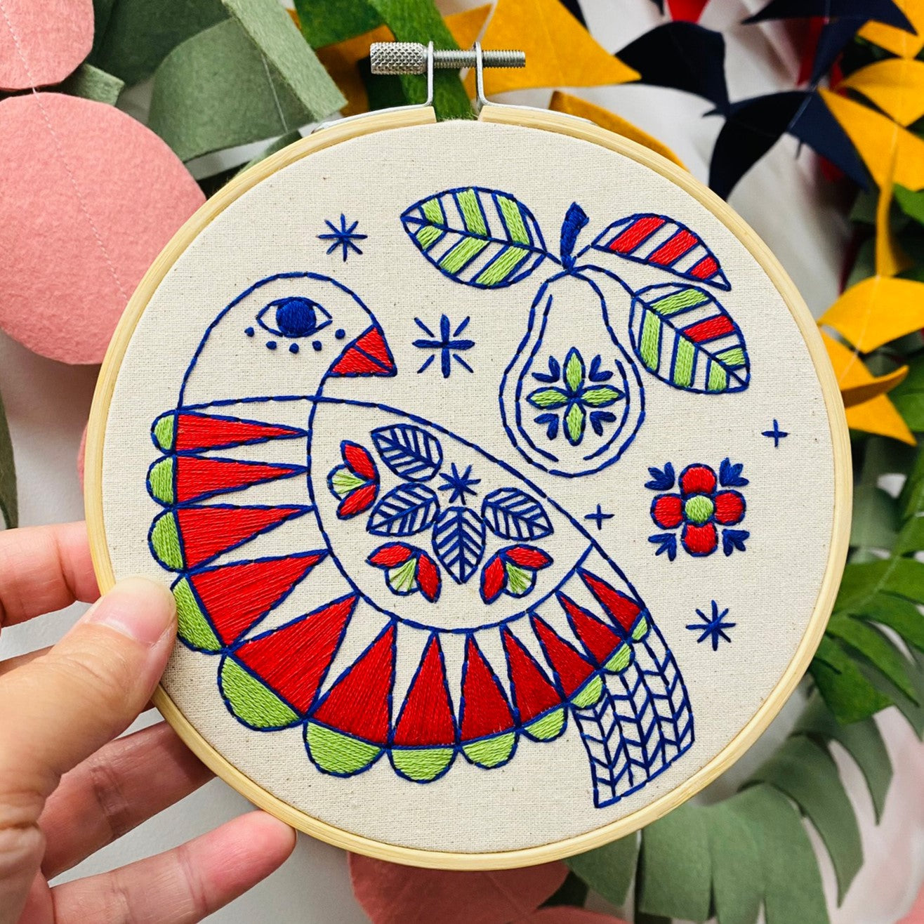Partridge Complete Embroidery Kit