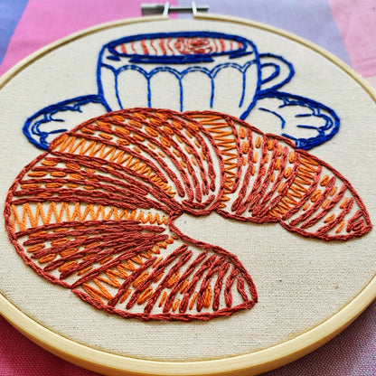 Croissant Complete Embroidery Kit