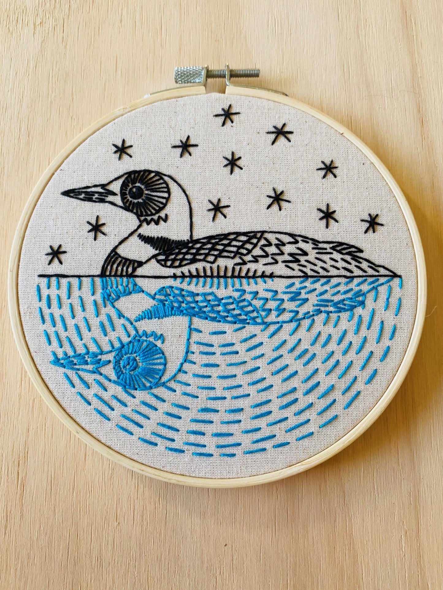 Loon Complete Complete Embroidery Kit