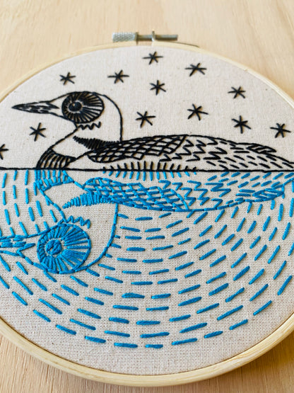 Loon Complete Complete Embroidery Kit