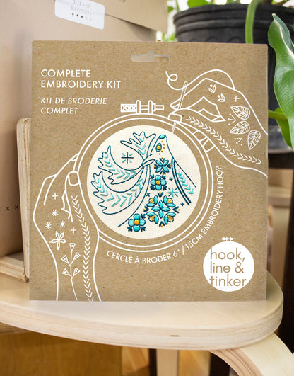 Folk Caribou Complete Embroidery Kit