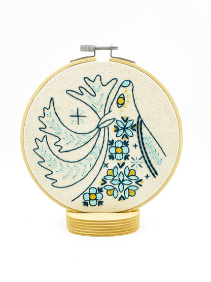 Folk Caribou Complete Embroidery Kit