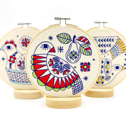 Partridge Complete Embroidery Kit