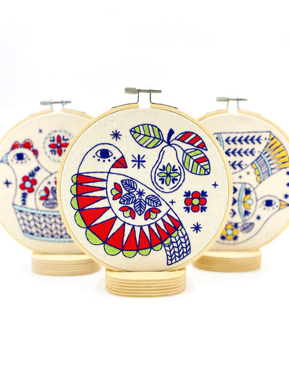 Partridge Complete Embroidery Kit