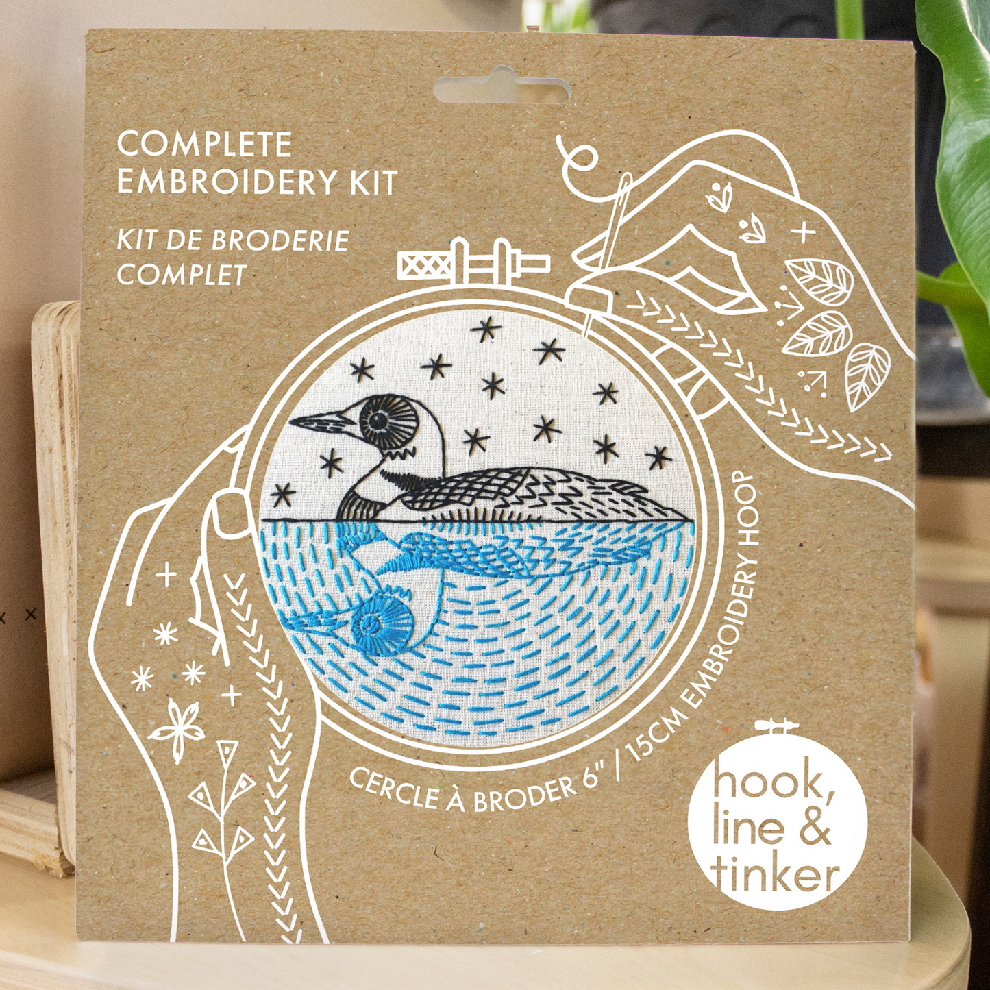 Loon Complete Complete Embroidery Kit