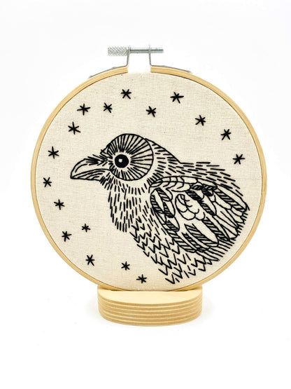 Raven - Nevermore Complete Embroidery Kit